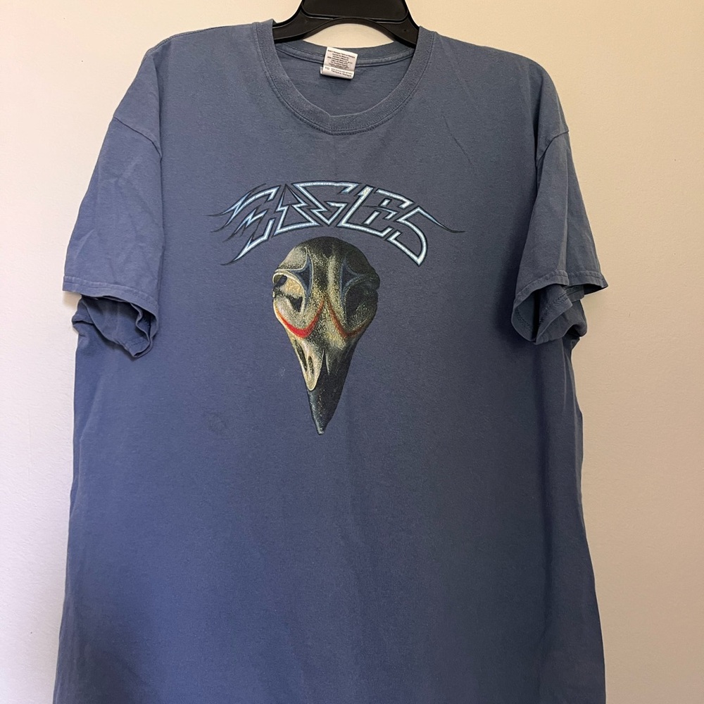Eagles Rock Band 2013 Concert XL Cotton Blue Graphic Skull Tee T-Shirt